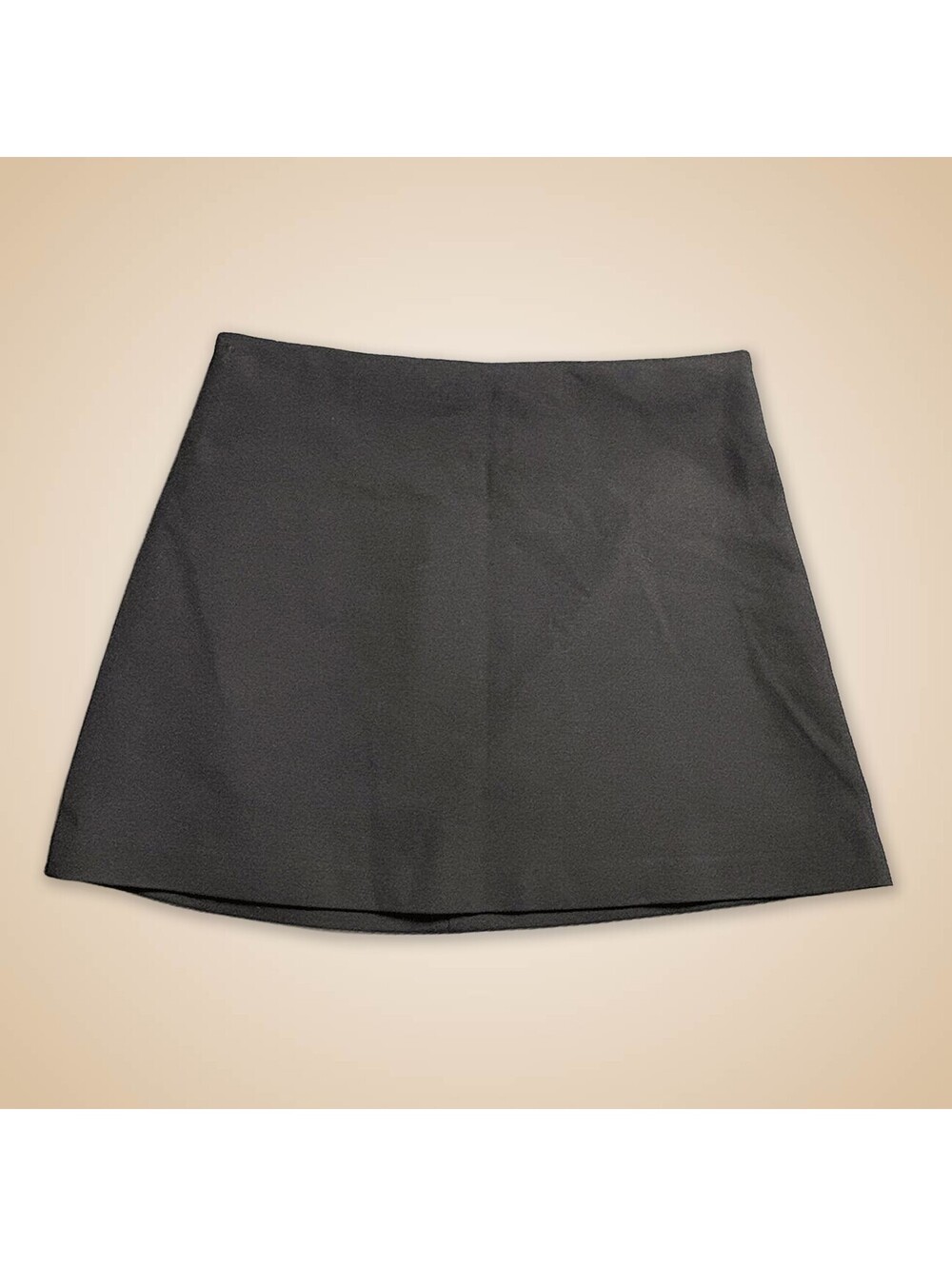Zara Black A-Line Mini Skirt, Size M